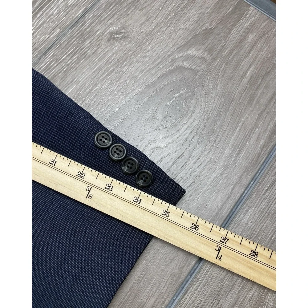 Lauren Ralph Lauren Men's Wool‎ 3 Button Suit Jacket Blue 47